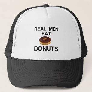 REAL MAN EAT DONUT TRUCKER PET