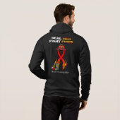 REAL MAN FIGHT FIGHT FIGHT HOODIE (Achterkant volledig)