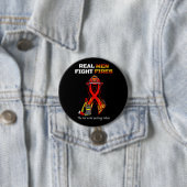 REAL MAN FIGHT FIGHT FIGHT RONDE BUTTON 7,6 CM (In situ)