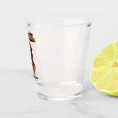 REAL MAN FIGHT FIGHT FIGHT SHOT GLAS (Rechts)