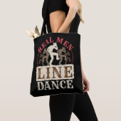 Real Man Line Dance Country Dansing Tote Bag (Dichtbij)
