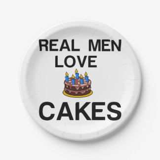 REAL MAN LOVE CAKES PAPIEREN BORDJE
