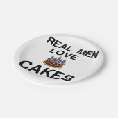 REAL MAN LOVE CAKES PAPIEREN BORDJE (Gekanteld)
