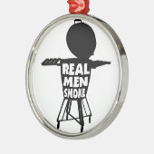 REAL MAN ROOK METALEN ORNAMENT (Links)