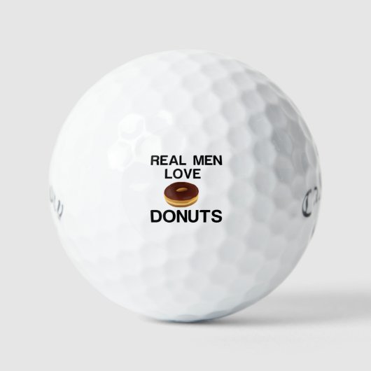 REAL MAN VERLIES DONUTS GOLFBALLEN (Voorkant)