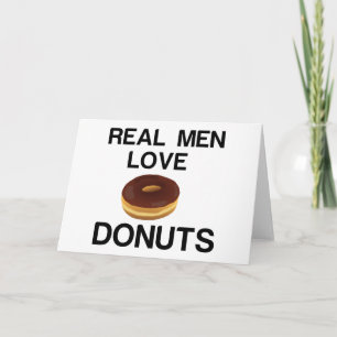 REAL MAN VERLIES DONUTS KAART