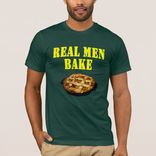 Real Mannen Bake T-shirt (Voorkant)