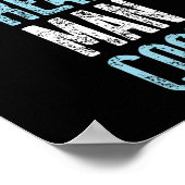 Real Mannen bakken Cook Rolling Pin Poster (Hoek)