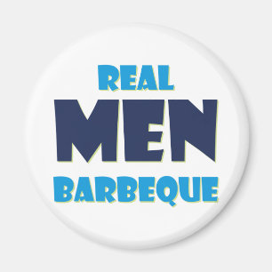 Real Mannen Barbeque Magneet