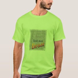 Real mannen Braai T-Shirt