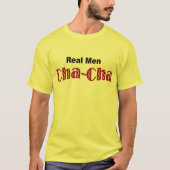 "Real Mannen Cha-Cha" - t-shirt (Voorkant)