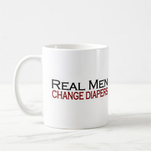 Real Mannen Change Diapers Koffiemok