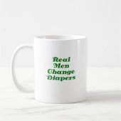 Real Mannen Change Diapers Koffiemok (Links)