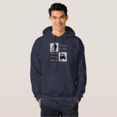 Real Mannen Change Diapers (White) Hoodie (Voorkant volledig)