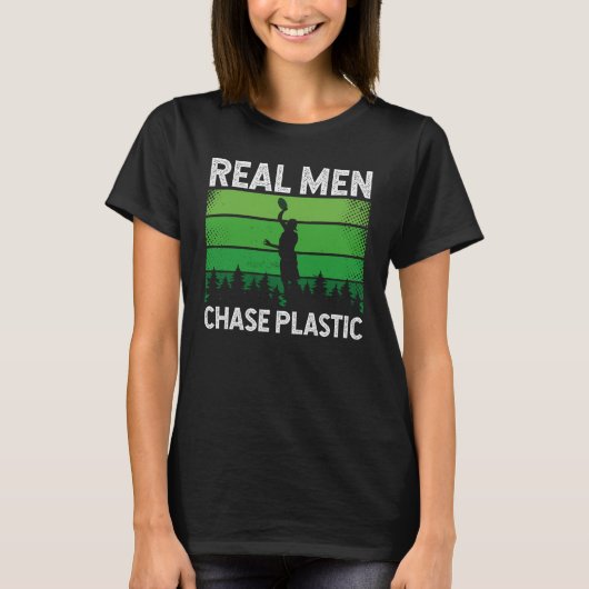 Real Mannen Chase Plastic Ultimate Frisbee T-shirt (Voorkant)