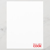 Real Mannen Cook Flyer (Voorkant)