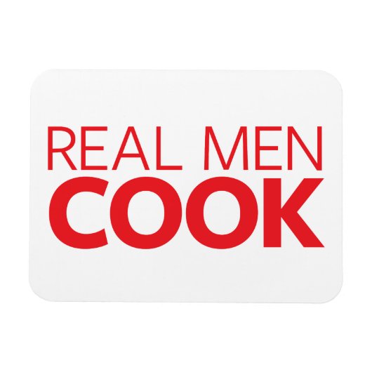 Real Mannen Cook Magneet (Horizontaal)