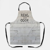 Real Mannen Cook Rustic Funny Schort (Voorkant)