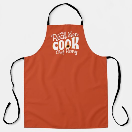 Real Mannen Cook Schort (Voorkant)