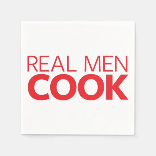 Real Mannen Cook Servet (Voorkant)