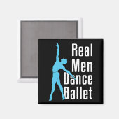 Real Mannen Dance Ballet Magneet (Voorkant / Achterkant)