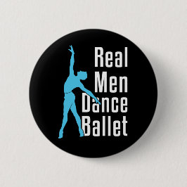 Real Mannen Dance Ballet Ronde Button 5,7 Cm