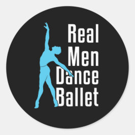 Real Mannen Dance Ballet Ronde Sticker
