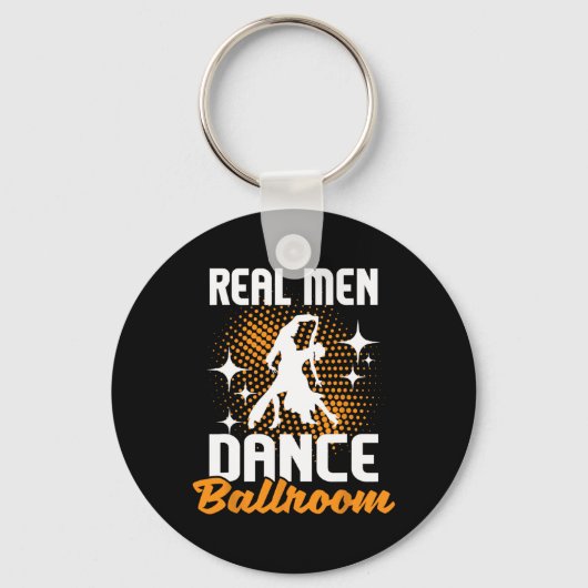 Real Mannen Dance Ballroom - Dancing Partner Dance Sleutelhanger (Voorkant)