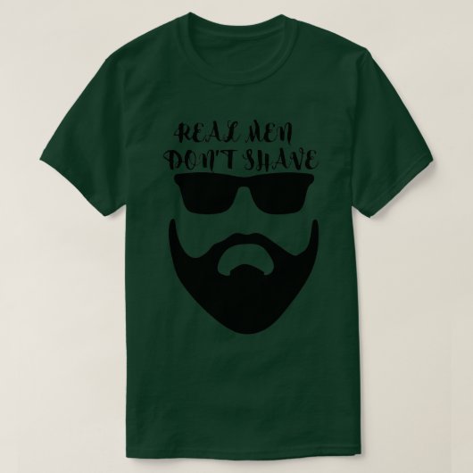 Real mannen donx27t-scheerapparaat t-shirt (Design voorkant)