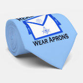 Real Mannen Draag Aprons stropdas - Masonic (Opgerold)