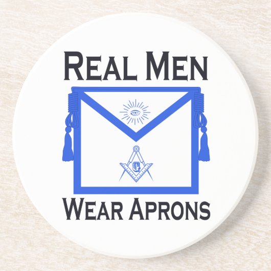 Real Mannen Draag het Onderzetter van Aprons (Voorkant)
