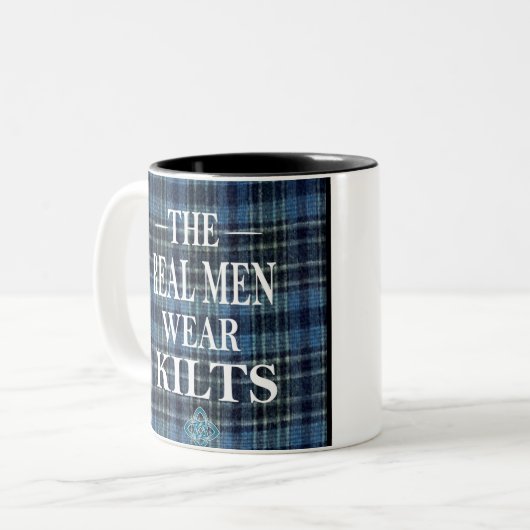 Real Mannen Draag Kilts Mok (Voorkant links)