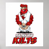 Real Mannen Draag Kilts Poster (Voorkant)