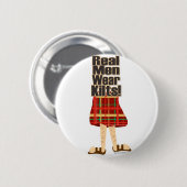 Real Mannen Draag Kilts Ronde Button 5,7 Cm (Voorkant /achterkant)