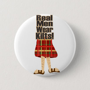 Real Mannen Draag Kilts Ronde Button 5,7 Cm
