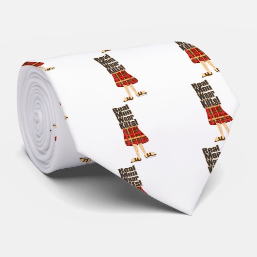 Real Mannen Draag Kilts Stropdas (Opgerold)