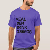 REAL MANNEN DRINK COSMOS T-SHIRT (Voorkant)