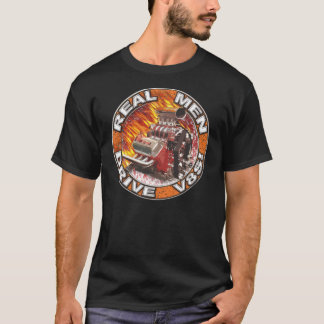 Real Mannen Drive V8's Donkere Shirt
