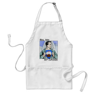Real Mannen Eat Cupcakes Apron Standaard Schort