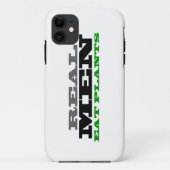 REAL MANNEN EAT PLANTEN iPhone case (Achterkant)