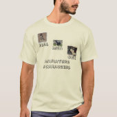 Real Mannen Eigen Mini Schnauzers T-Shirt (Voorkant)