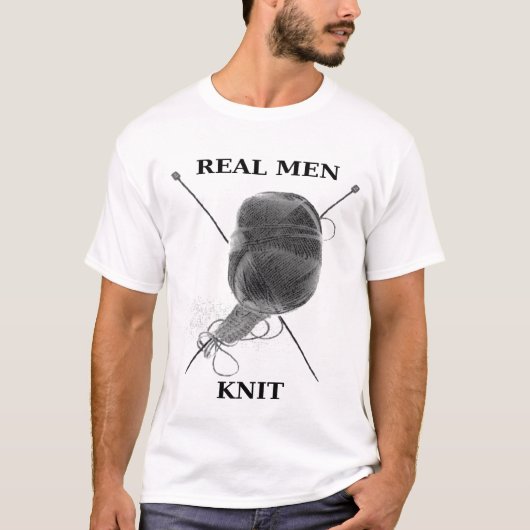 Real Mannen Knit T-shirt (Voorkant)