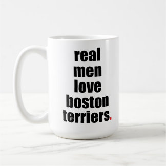 Real Mannen Love Boston Terriers Mok
