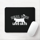 Real Mannen Love Cats Decor Muismat (Met muis)
