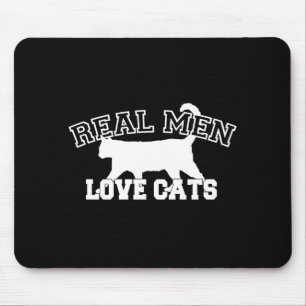 Real Mannen Love Cats Decor Muismat