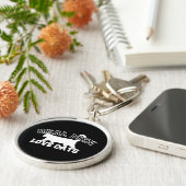 Real Mannen Love Cats Decor Sleutelhanger (Zijkant)