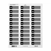 Real Mannen Love Cats Graphic Design on Black Deco Etiket (Full Sheet)