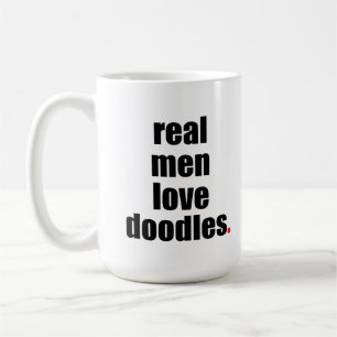 Real Mannen Love Doodles Mok
