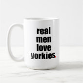 Real Mannen Love Yorkies Mok (Links)
