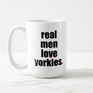Real Mannen Love Yorkies Mok